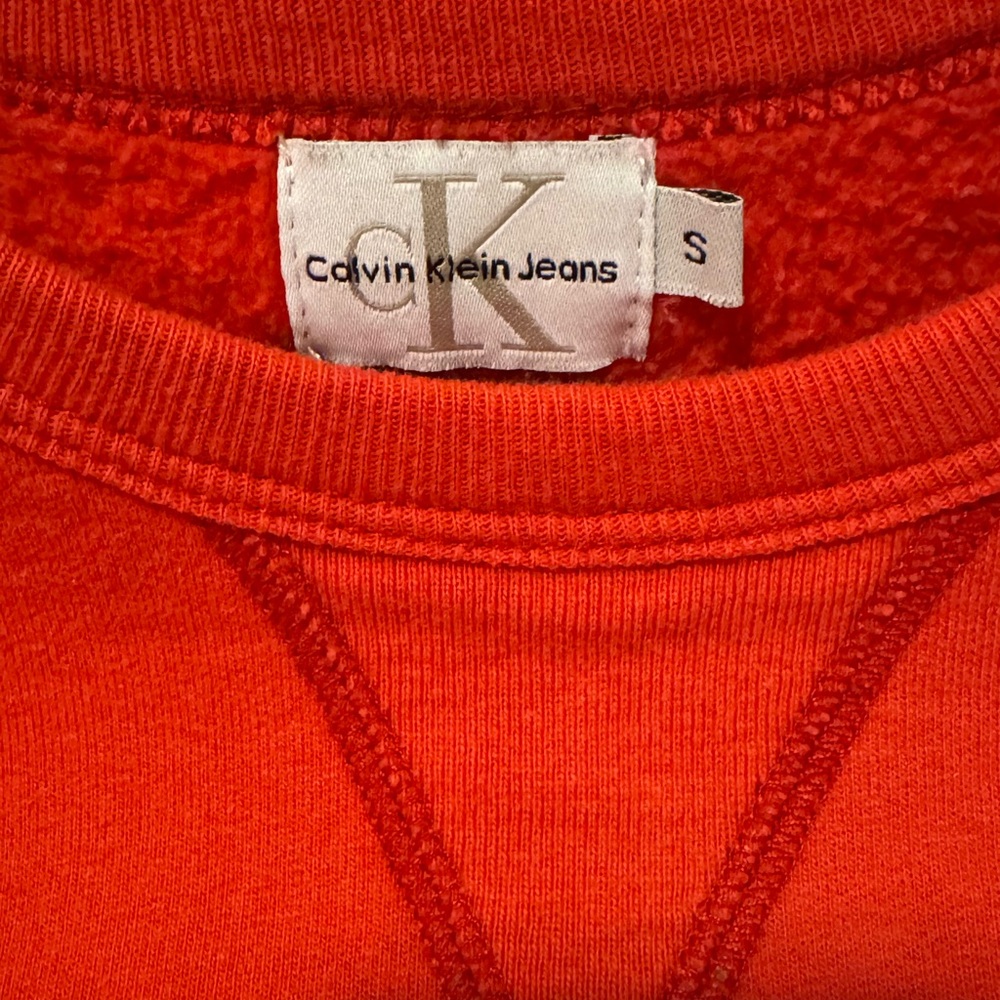 Vintage Calvin Klein Jeans Vibrant Red Top
